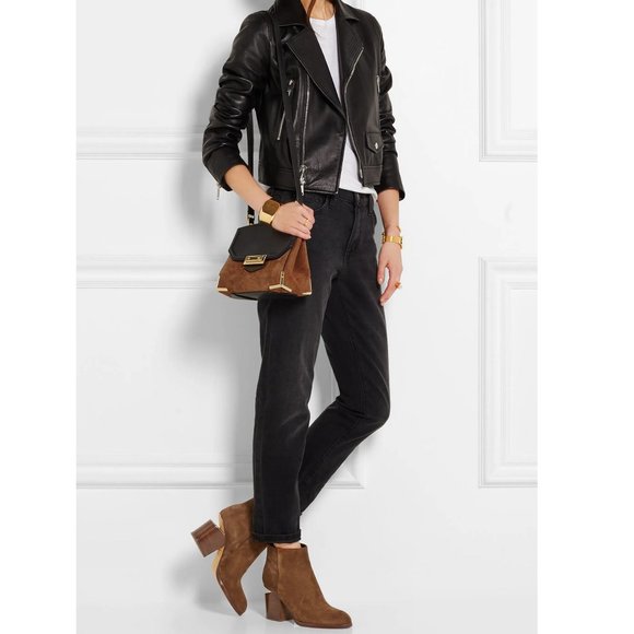 New ALEXANDER WANG Gabi Suede Ankle Boots - Picture 4 of 16